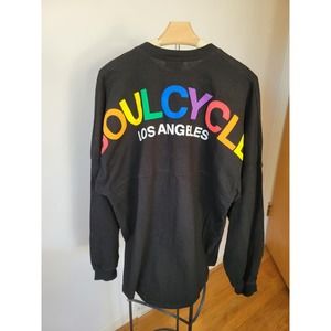 Spirit Jersey SoulCycle Los Angeles 100% Cotton Long Sleeve Men Medium